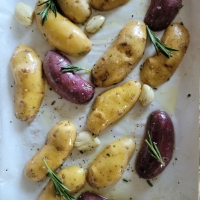 Fingerling Potatoes with Rosemary and Garlic